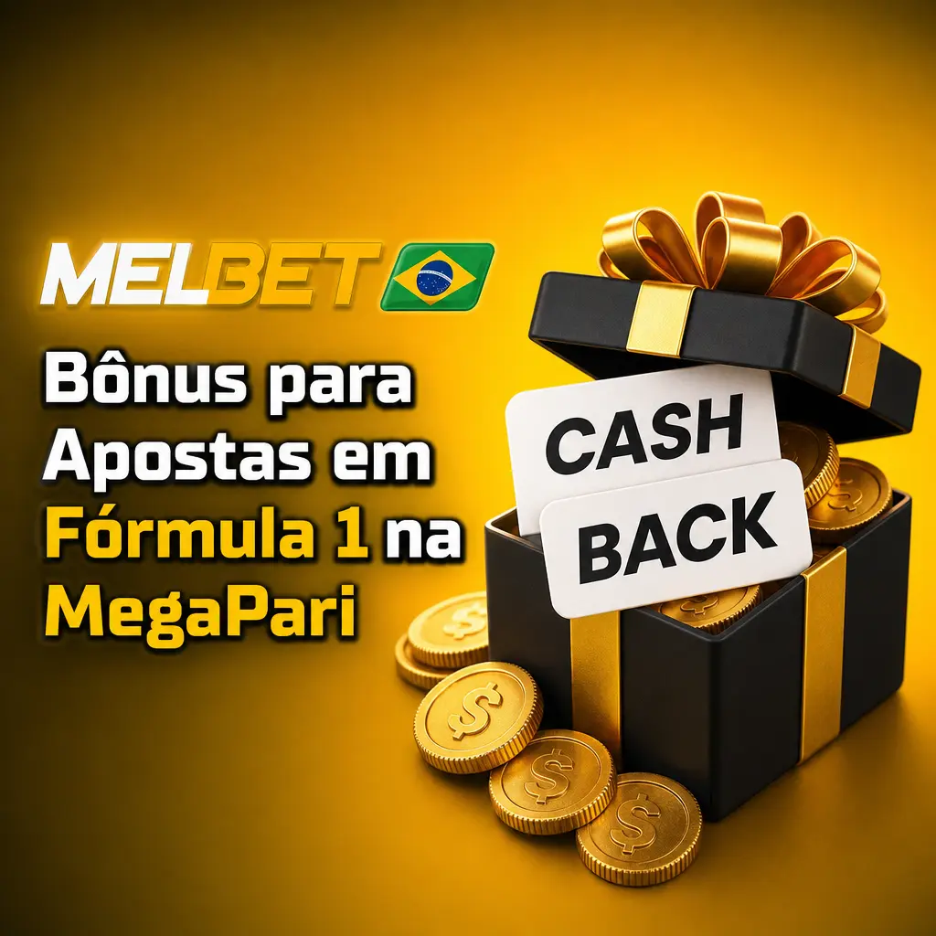 Bônus de boas-vindas MegaPari: 100% no primeiro depósito até BRL 3.000 para apostas em Fórmula 1
