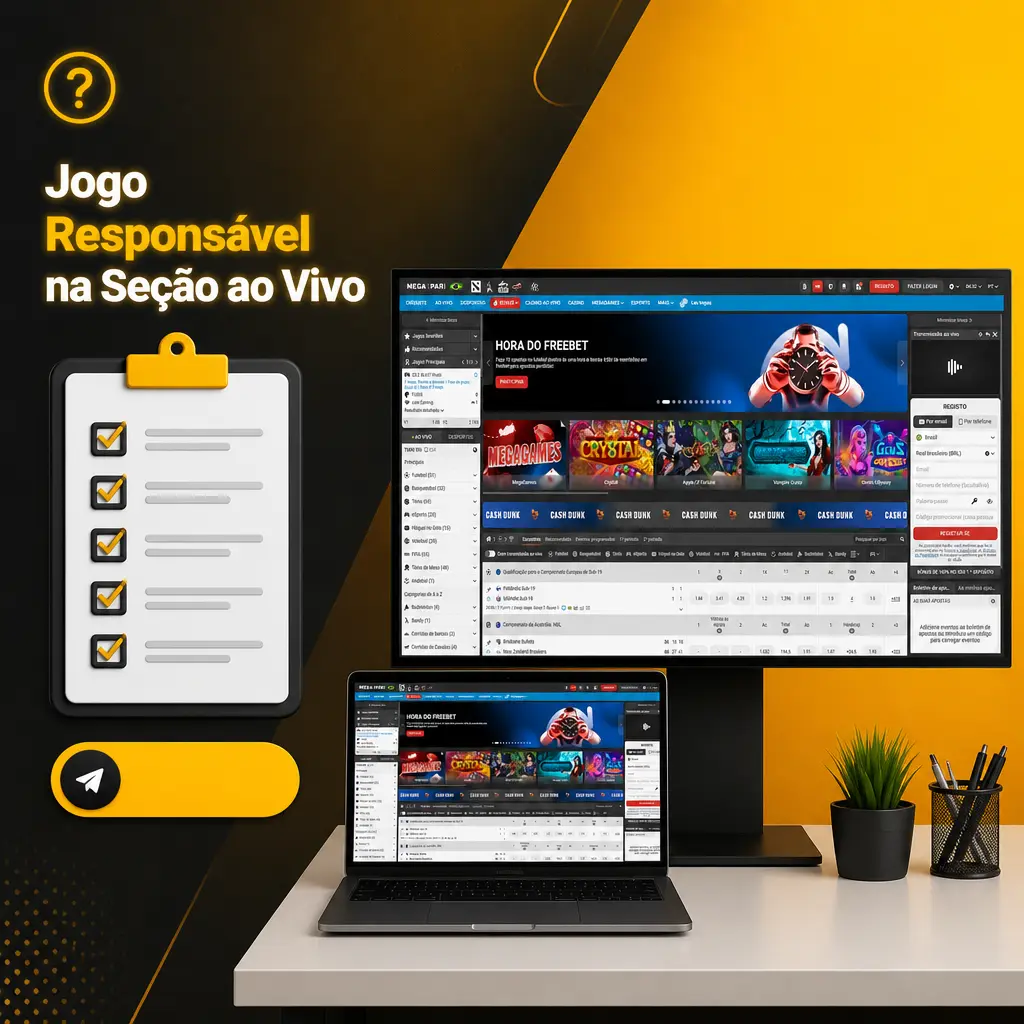 Ferramentas de jogo responsável no cassino ao vivo da MegaPari com limites de sessão e depósito
