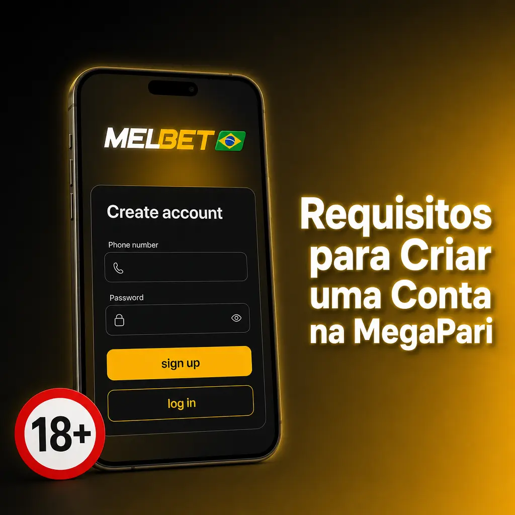 Requisitos para criar conta na MegaPari: idade mínima, dados verídicos, conta única e territórios permitidos