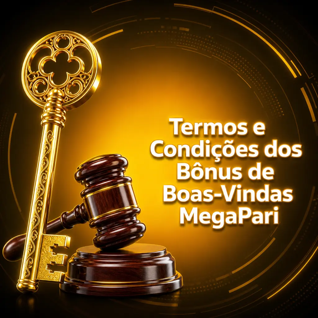 Termos e condições do bônus de boas-vindas MegaPari com requisitos de apostas e regras para novos jogadores