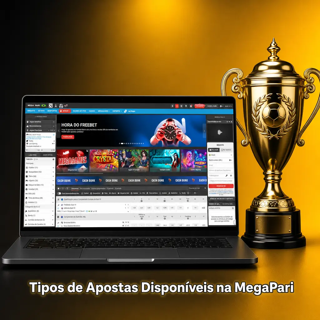 Tipos de apostas disponíveis na MegaPari: simples, sistema e expresso para iniciantes e experientes