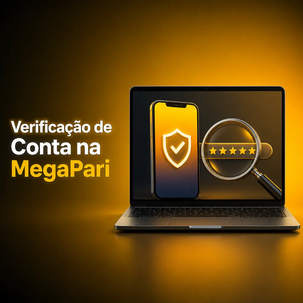 Verificação de conta KYC na MegaPari com documentos de identidade para liberar saques em até 72 horas